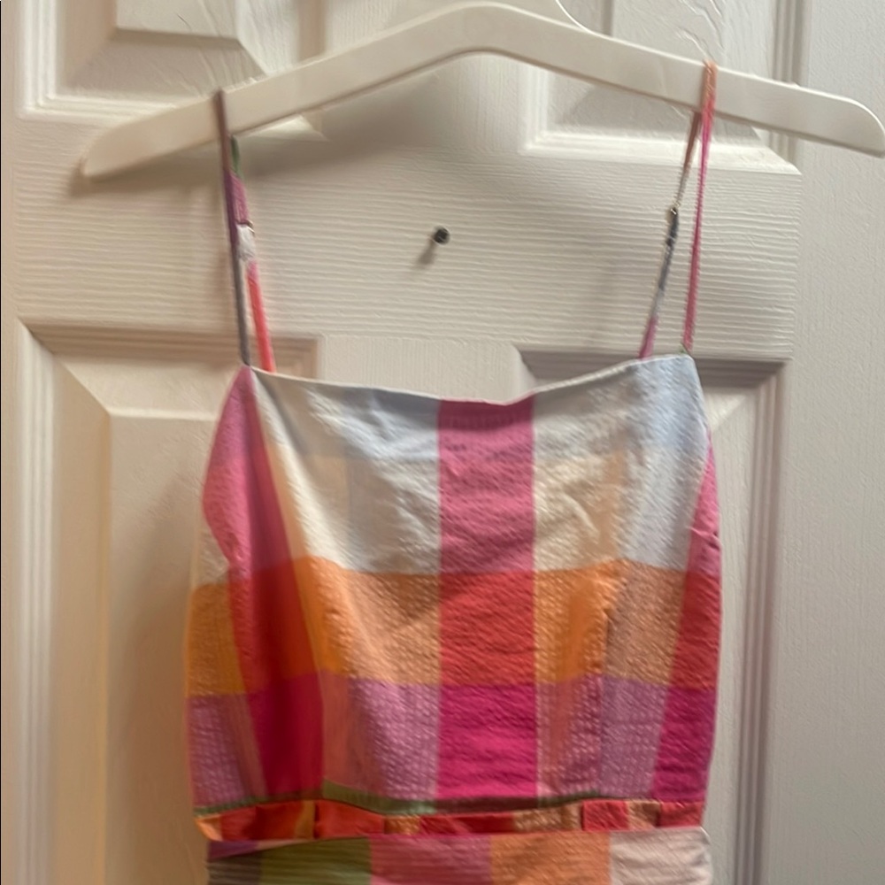 Kate Spade Multicolor Plaid Dress
